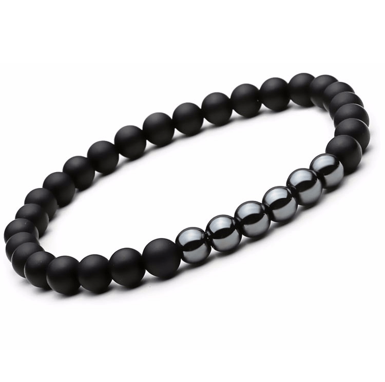 Hematite Agate Balancing Bracelet