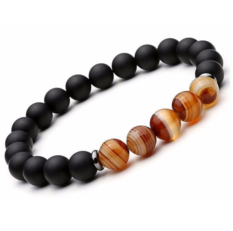 Hematite Agate Balancing Bracelet